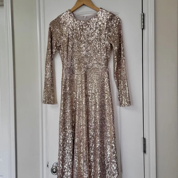 satin dress floral Sydney Satin Floral Print Dress main image 0